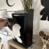 Cutie postala Vivatechnix Butterfly KRO-1228, otel, 400x250x100mm, Negru/Alb, 2 chei [5]