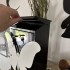 Cutie postala Vivatechnix Butterfly KRO-1228, otel, 400x250x100mm, Negru/Alb, 2 chei [7]