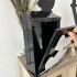 Cutie postala Vivatechnix Cat KRO-1234, otel, 400x250x100mm, Negru/Alb, 2 chei [3]