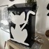 Cutie postala Vivatechnix Cat KRO-1234, otel, 400x250x100mm, Negru/Alb, 2 chei [6]