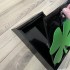 Cutie postala Vivatechnix Irish Clover KRO-1230, otel, 400x250x100mm, Negru/Verde, 2 chei [6]