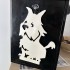 Cutie postala Vivatechnix Schnautzer Dog KRO-1237, otel, 400x250x100mm, Negru/Alb, 2 chei [8]