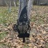 Decoratiune gradina / ghiveci Krodesign Angry Gnome KRO-1136, metal, inaltime 62 cm [2]