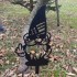 Decoratiune gradina / ghiveci Krodesign Angry Gnome KRO-1136, metal, inaltime 62 cm [3]