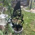 Decoratiune gradina / ghiveci Krodesign Angry Gnome KRO-1136, metal, inaltime 62 cm [4]