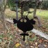 Decoratiune gradina / ghiveci Krodesign Big Chicken KRO-1130, metal, inaltime 64 cm [3]
