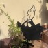 Decoratiune gradina / ghiveci Krodesign Big Chicken KRO-1130, metal, inaltime 64 cm [5]