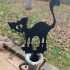 Decoratiune gradina / ghiveci Krodesign Cat Boots KRO-1144, metal, inaltime 60 cm [5]