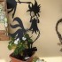 Decoratiune gradina / ghiveci Krodesign Funny Chicken KRO-1134, metal, inaltime 60 cm [5]