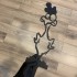 Decoratiune gradina / ghiveci Krodesign Scared Chicken KRO-1133, metal, inaltime 64 cm [2]