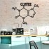 Decoratiune metalica de perete Krodesign Coffee KRO-1119, dimensiune 60 cm, negru, grosime 1.5 mm [2]