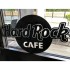 Decoratiune metalica de perete Krodesign Hard Rock Caffe KRO-1067, Lungime 60 cm, negru, grosime 1.5 mm [3]