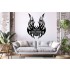 Decoratiune metalica de perete Krodesign KRO-1059, Harley Davidson II, diametru 60 cm, grosime 1.5 mm [3]