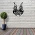 Decoratiune metalica de perete Krodesign KRO-1059, Harley Davidson II, diametru 60 cm, grosime 1.5 mm [5]