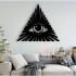 Decoratiune metalica de perete Krodesign KRO-1060, Eye, 60 cm, grosime 1.5 mm [3]