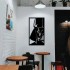 Decoratiune metalica de perete Krodesign KRO-1068, Darth Vader, lungime 55 cm, negru, grosime 1.5 mm [4]