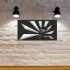 Decoratiune metalica de perete Krodesign KRO-1150 Storm Trooper, lungime 60 cm, negru, grosime 1.5 mm [2]