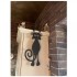 Decoratiune perete Krodesign Funny Cat, lungime 52 cm, negru [6]