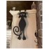 Decoratiune perete Krodesign Funny Cat, lungime 52 cm, negru [7]