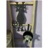 Decoratiune perete Krodesign Funny Cat, lungime 52 cm, negru [8]