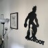Decoratiune perete Krodesign Groot, metal, negru, Inaltime 69 cm [4]