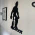 Decoratiune perete Krodesign Groot, metal, negru, Inaltime 69 cm [6]