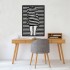 Decoratiune perete Krodesign KRO-1037 Girl, lungime 80x58 cm, negru [3]