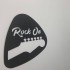 Decoratiune perete Krodesign Rock On, diametru 60 cm, negru [2]