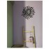Decoratiune perete Krodesign Spiral Sun, diametru 53 cm, negru [4]