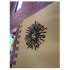 Decoratiune perete Krodesign Spiral Sun, diametru 53 cm, negru [5]