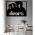 Decoratiune tablou de perete Krodesign Doors Band, diametru 53 cm, negru [2]