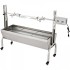 Gratar pe carbune cu capac, rotisor electric 40W, Vivatechnix Otel Inoxidabil, Roti blocabile, inaltime reglabila, 147 x 45 x 106 cm [2]