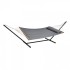 Hamac cu suport otel si perna, Vivatechnix, matlasat, pentru 2 persoane, max 217 kg, 3760 x 987 x 1050 mm, Gri [2]