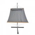 Hamac cu suport otel si perna, Vivatechnix, matlasat, pentru 2 persoane, max 217 kg, 3760 x 987 x 1050 mm, Gri [3]