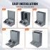 Hranitoare cu 2 usi pentru max 8 porci, 75 l, Otel galvanizat, 600 x 500 x 840 mm [6]
