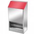 Hranitoare pentru pasari, Vivatechnix Otel galvanizat, 35x21x45 cm, Capacitate 13.6 kg, 4 x alimentatoare apa [3]