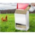 Hranitoare pentru pasari, Vivatechnix Otel galvanizat, 35x21x63 cm, Capacitate 22.6 kg, 4 x alimentatoare apa [6]
