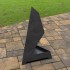 Incalzitor de terasa/gradina, Triangular Pyramid KRO-1071, Otel, Negru, 1200x700x700 mm, grosime 3 mm [3]