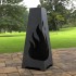 Incalzitor pentru terasa/gradina, Fire Pyramid KRO-1078, Otel, Negru, 1200x500 mm, grosime 3 mm [3]