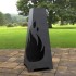 Incalzitor pentru terasa/gradina, Fire Pyramid KRO-1078, Otel, Negru, 1200x500 mm, grosime 3 mm [4]