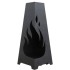 Incalzitor pentru terasa/gradina, Fire Pyramid KRO-1078, Otel, Negru, 1200x500 mm, grosime 3 mm [6]