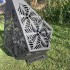 Incalzitor pentru terasa/gradina, Krodesign Diamond KRO-1090, Otel, Negru, diametru 1125 mm, grosime 3 mm [5]