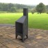 Incalzitor pentru terasa/gradina, Pyramid Stove KRO-1080, Otel, Negru, 1200x500x500 mm, grosime 3 mm [4]