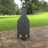 Incalzitor pentru terasa/gradina, Pyramid Stove KRO-1080, Otel, Negru, 1200x500x500 mm, grosime 3 mm [6]