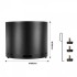 Incalzitor terasa fara fum, Vivatechnix Otel inoxidabil, Diametru 490 mm, Inaltime 390 mm, Negru [5]