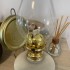 Lampa cu gaz lampant Vivatechnix Classic TR-1002A, rezervor sticla cu catifea, oglinda metal, Bej [4]