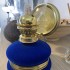 Lampa cu gaz lampant Vivatechnix Classic TR-1002Blue, rezervor sticla cu catifea, oglinda metal, Albastru [3]