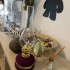 Lampa cu gaz lampant Vivatechnix Classic TR-1002M, rezervor sticla cu catifea, oglinda metal, Mov [2]