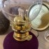 Lampa cu gaz lampant Vivatechnix Classic TR-1002M, rezervor sticla cu catifea, oglinda metal, Mov [5]