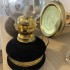 Lampa cu gaz lampant Vivatechnix Classic TR-1002N, rezervor sticla cu catifea, oglinda metal, Negru [2]